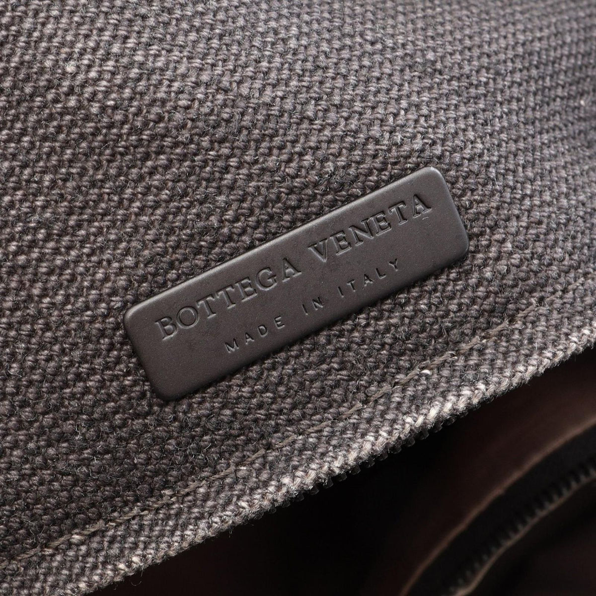 Bottega Veneta Tote Bag Black Canvas — view 4
