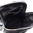 Prada Backpack 018 Black Dark Khaki Nylon Pocket — view 3