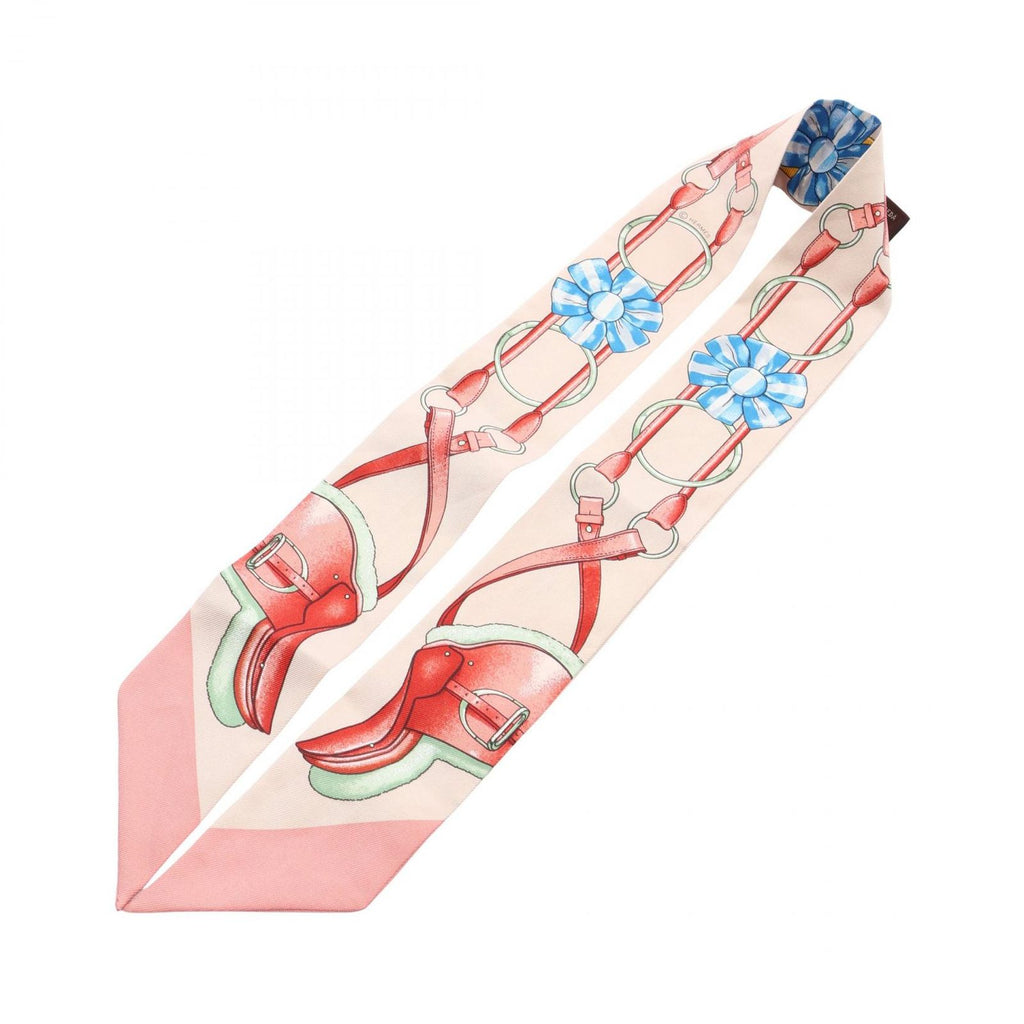 Hermes Scarf Twilly Jumping Ribbon Silk — view 3