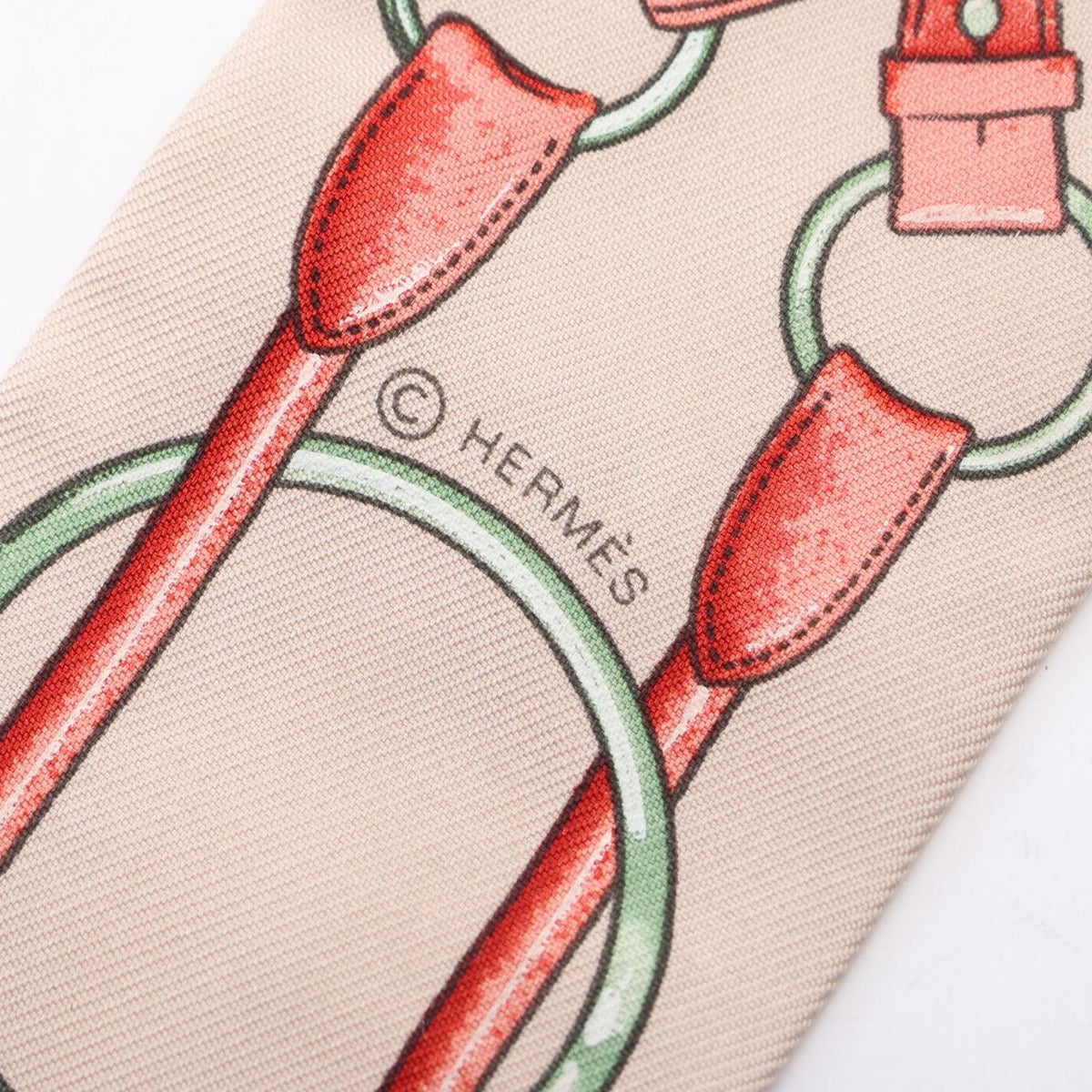 Hermes Scarf Twilly Jumping Ribbon Silk — view 4
