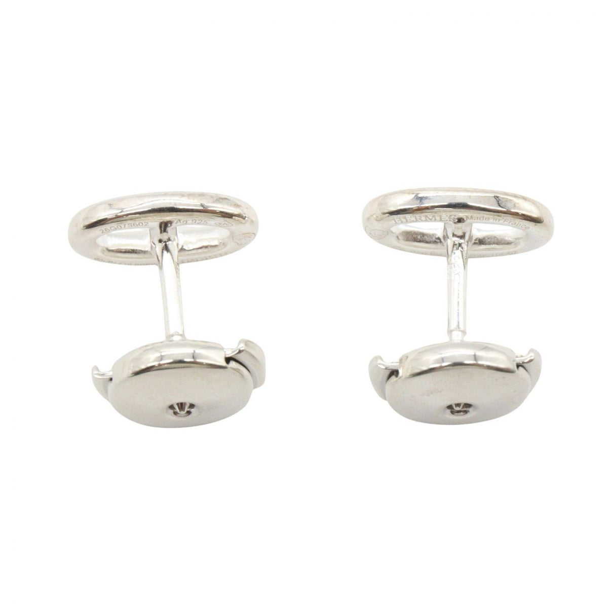 Hermes Earrings Chaine D'ancre 925 Sterling Silver — view 2