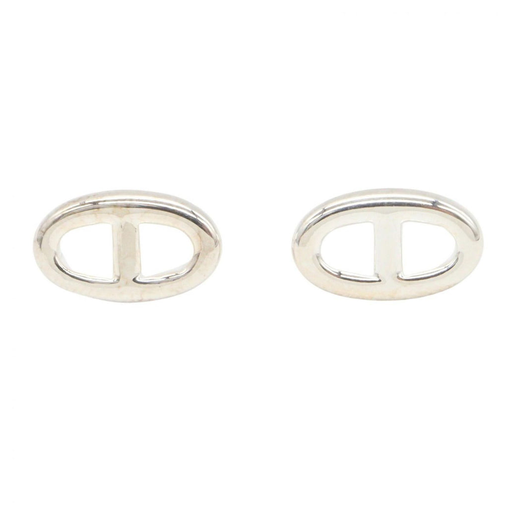 Hermes Earrings Chaine D'ancre 925 Sterling Silver