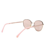 Chanel Sunglasses Eyewear Gold Panto Shape Optical — view 2