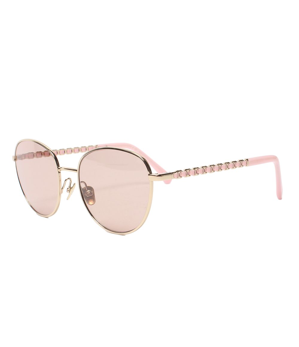 Chanel Sunglasses Eyewear Gold Panto Shape Optical