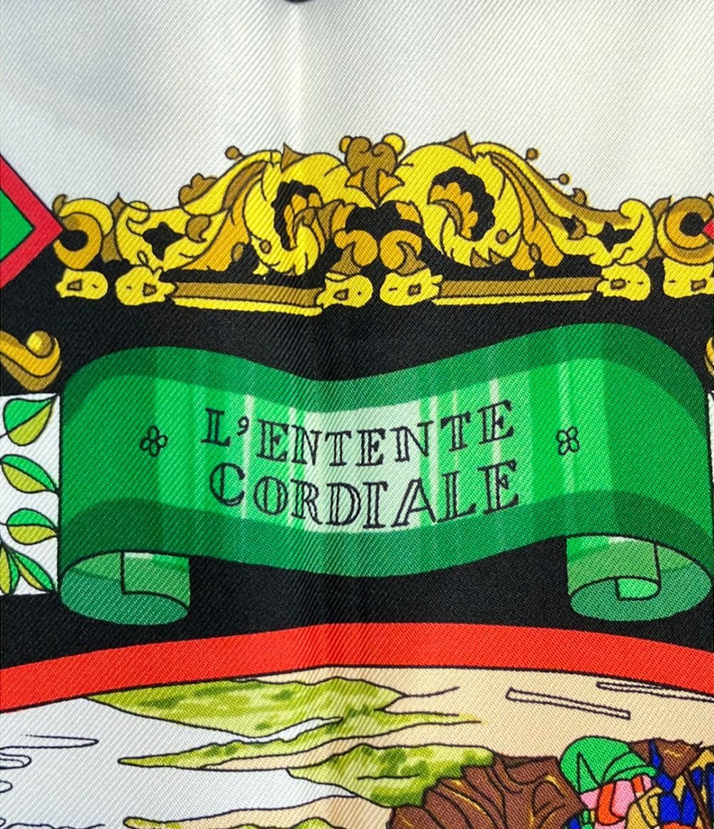 Hermes Scarf Carre 90 Silk 100% L'entente Cordiale — view 4