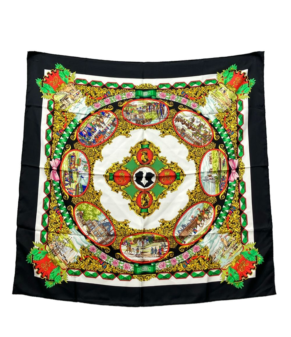 Hermes Scarf Carre 90 Silk 100% L'entente Cordiale