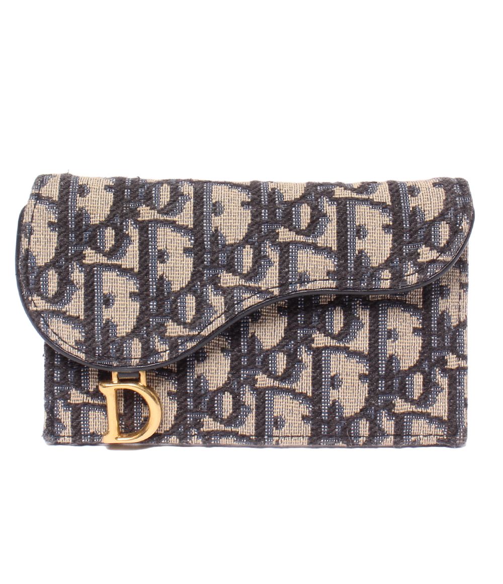 Dior Card Case Card Holders Navy