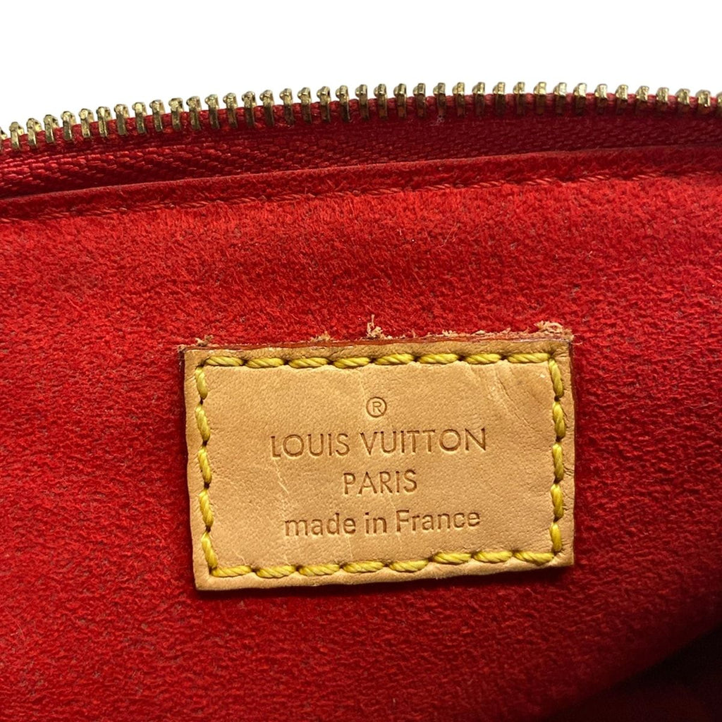 Louis Vuitton Shoulder Bag Monogram Nano Pallas Cerise Leather — view 8