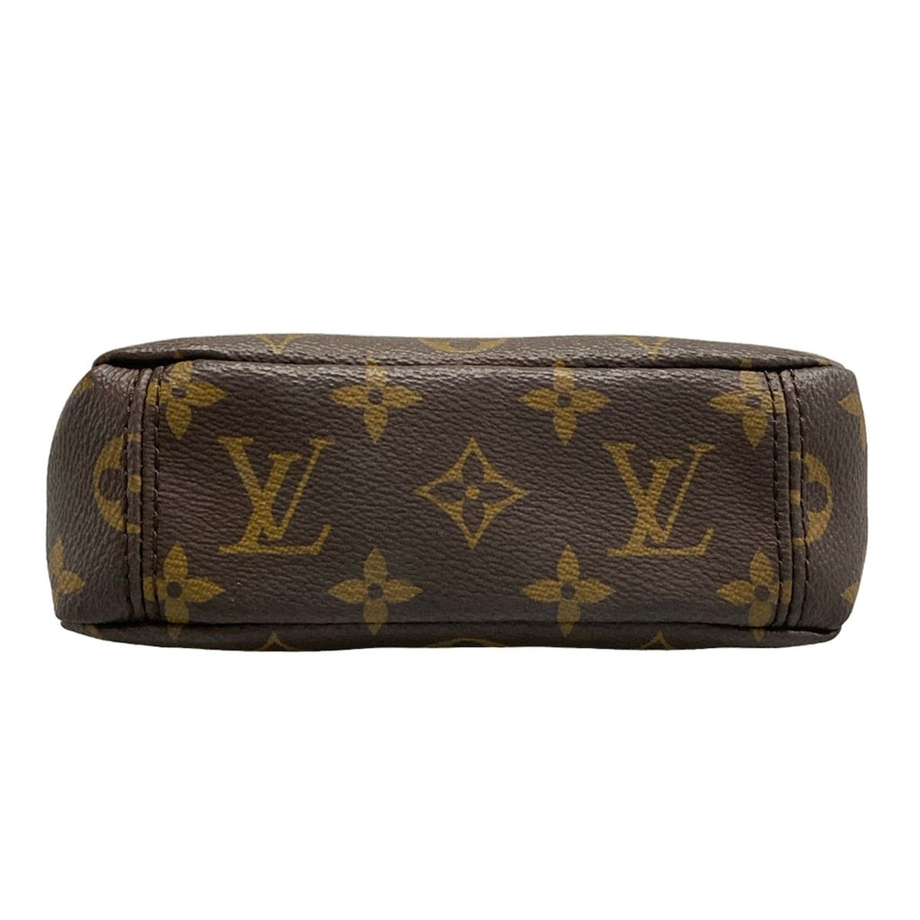 Louis Vuitton Shoulder Bag Monogram Nano Pallas Cerise Leather — view 5
