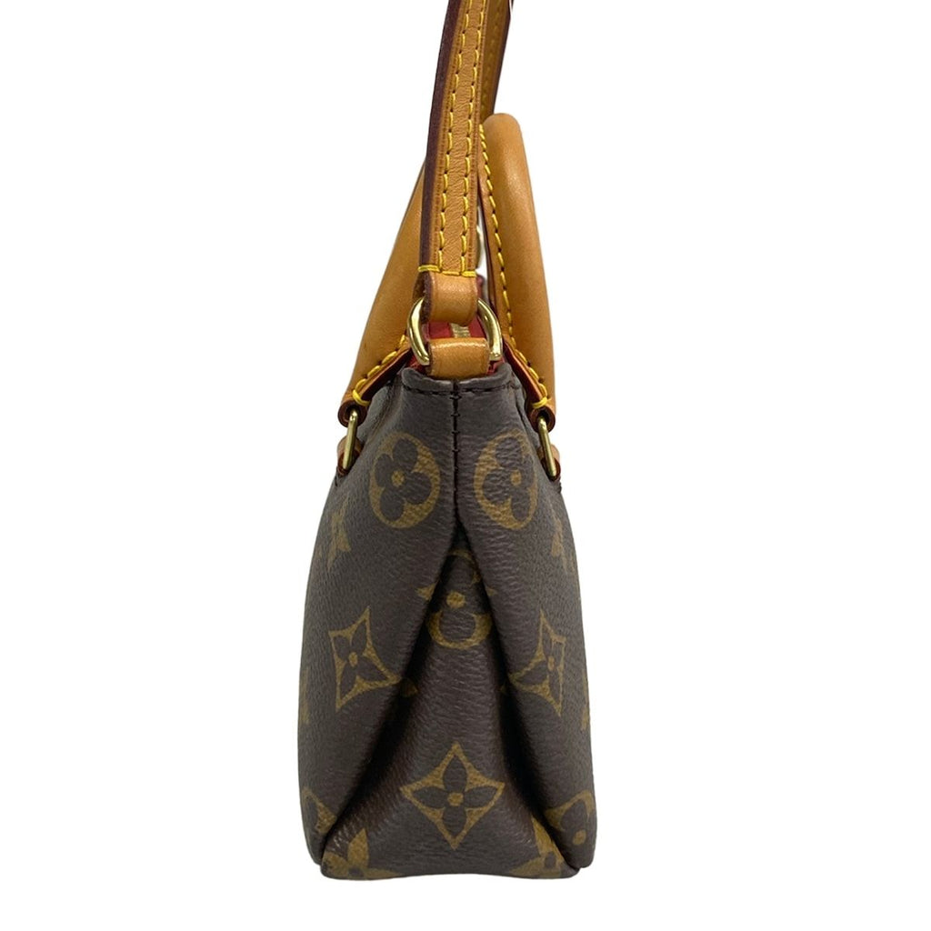Louis Vuitton Shoulder Bag Monogram Nano Pallas Cerise Leather — view 4