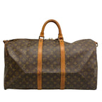 Louis Vuitton Boston Bag Monogram Keepall Bandouliere 55 — view 3