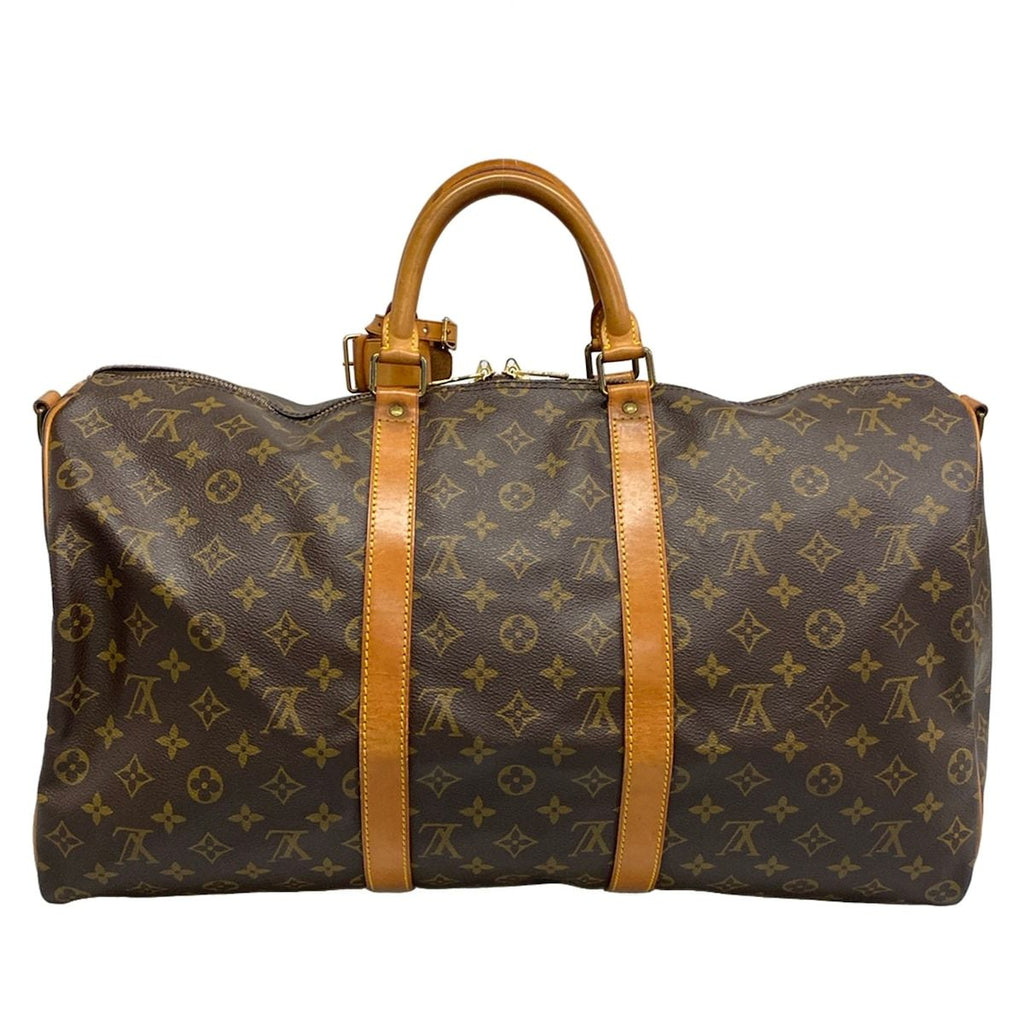 Louis Vuitton Boston Bag Monogram Keepall Bandouliere 50 — view 3