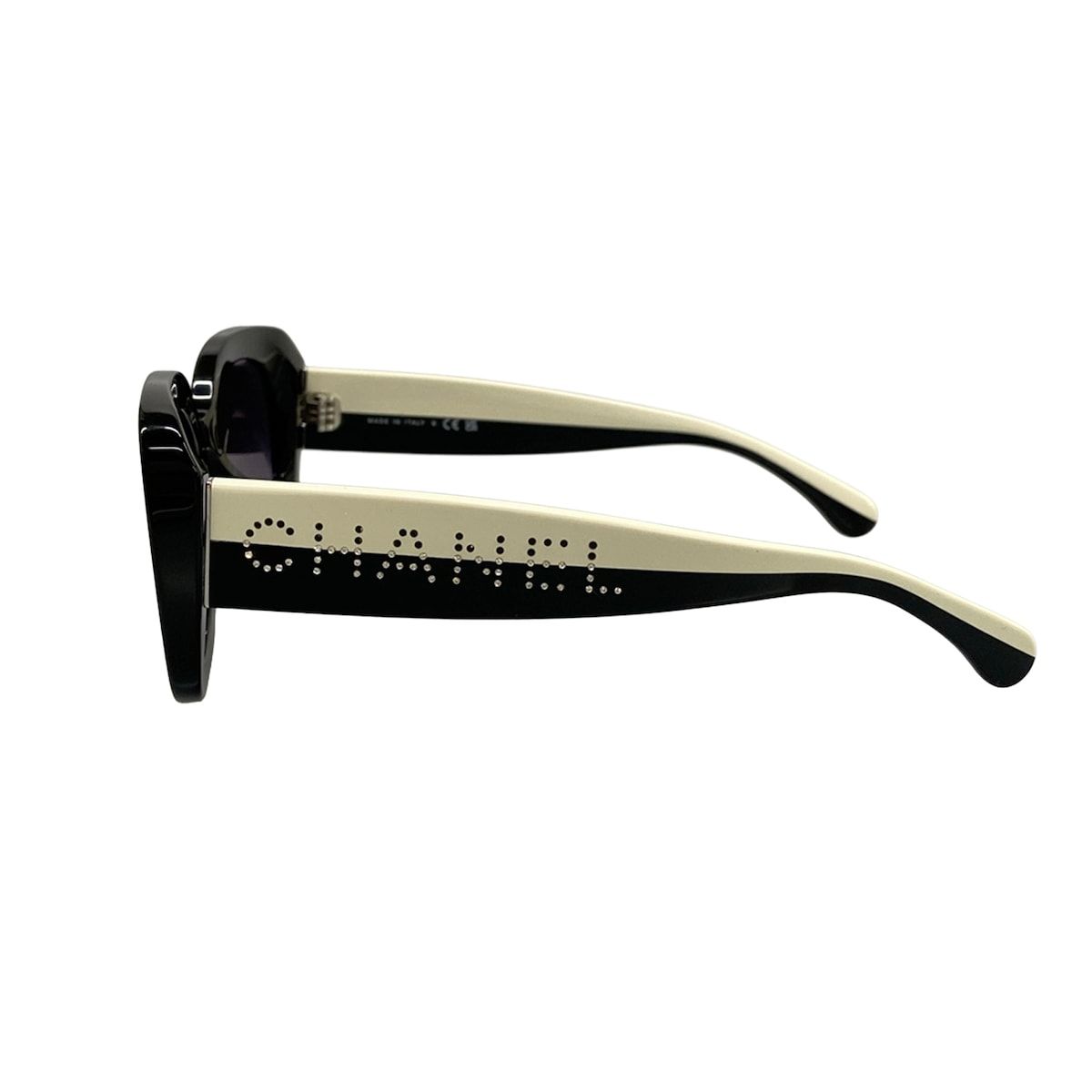 Chanel Sunglasses Black Rhinestone Eyewear — view 2