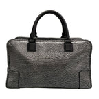 Loewe Handbag Amazona 36 Silver Black Leather — view 3