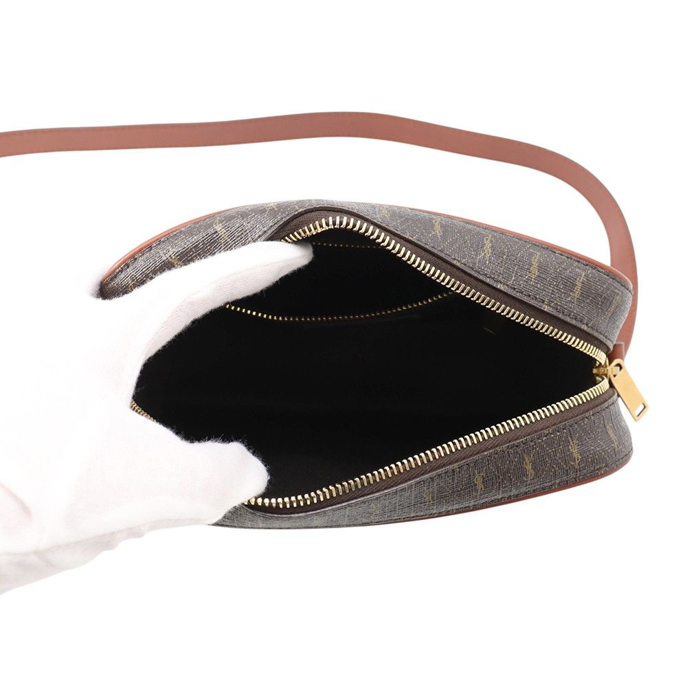 Saint Laurent Paris Shoulder Bag Monogram Leather — view 5
