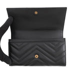 Gucci Wallet GG Marmont Double G Continental Leather Black — view 4