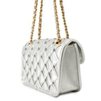 Chanel Chain Shoulder Bag Mini Flap CC Logo Calfskin — view 2
