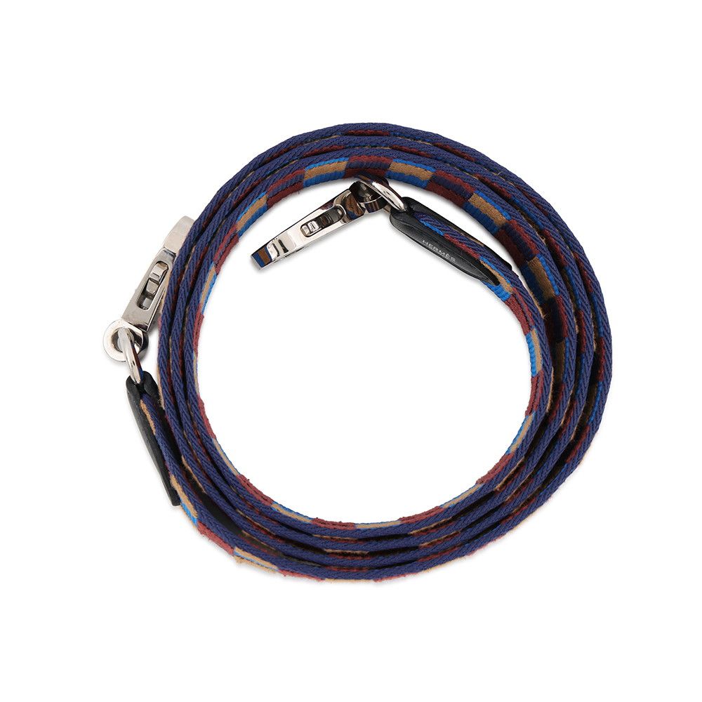 Hermes Bandouliere Sangle Maxi Quadrille Black Blue Billiard Biscuit Rouge — view 3