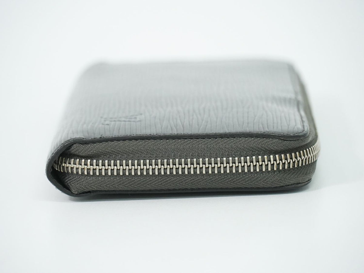 Louis Vuitton LV Zippy Wallet Epi Leather Zip Around Metallic Gray — view 4