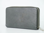 Louis Vuitton LV Zippy Wallet Epi Leather Zip Around Metallic Gray — view 2