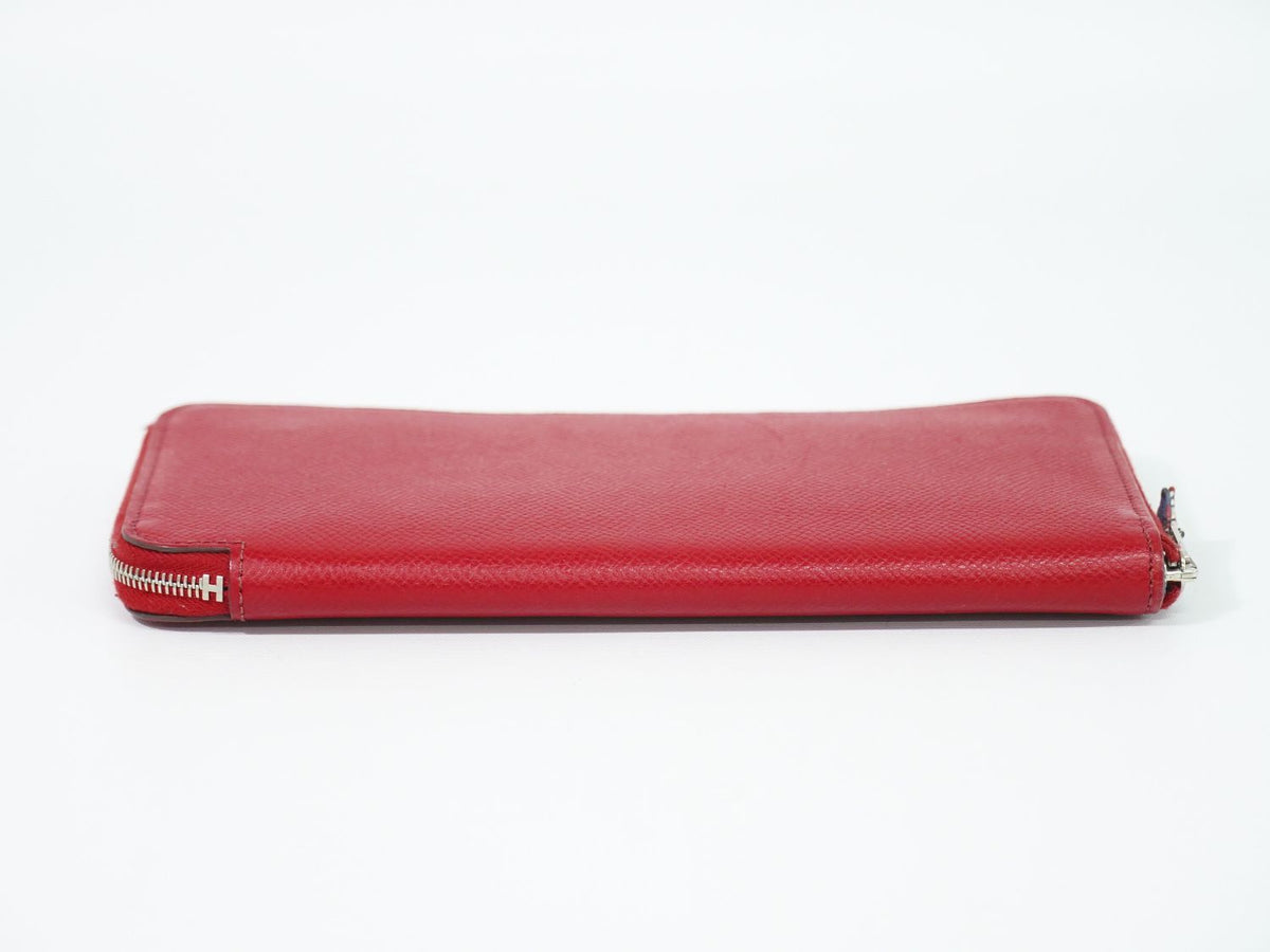 Hermes Azap Silk'in Long Zip Around Wallet Leather — view 3
