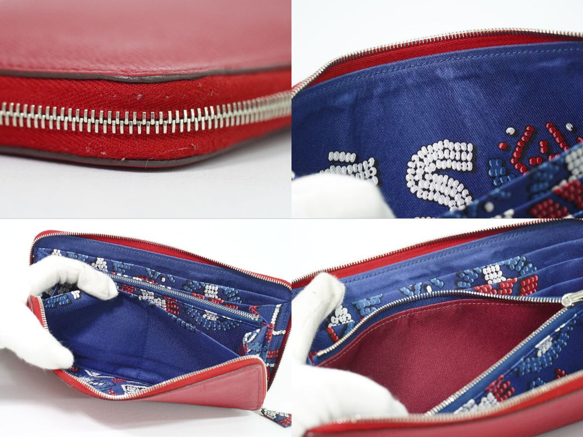 Hermes Azap Silk'in Long Zip Around Wallet Leather — view 8