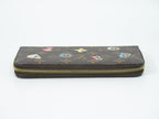 Louis Vuitton LV Zippy Wallet Monogram Lovelock Zip Around Brown Multicolor — view 5