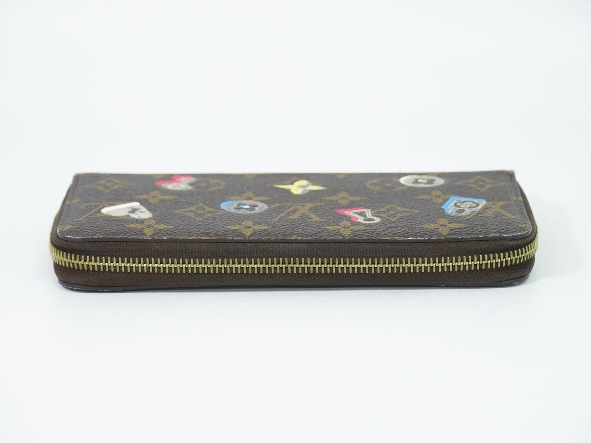 Louis Vuitton LV Zippy Wallet Monogram Lovelock Zip Around Brown Multicolor — view 5