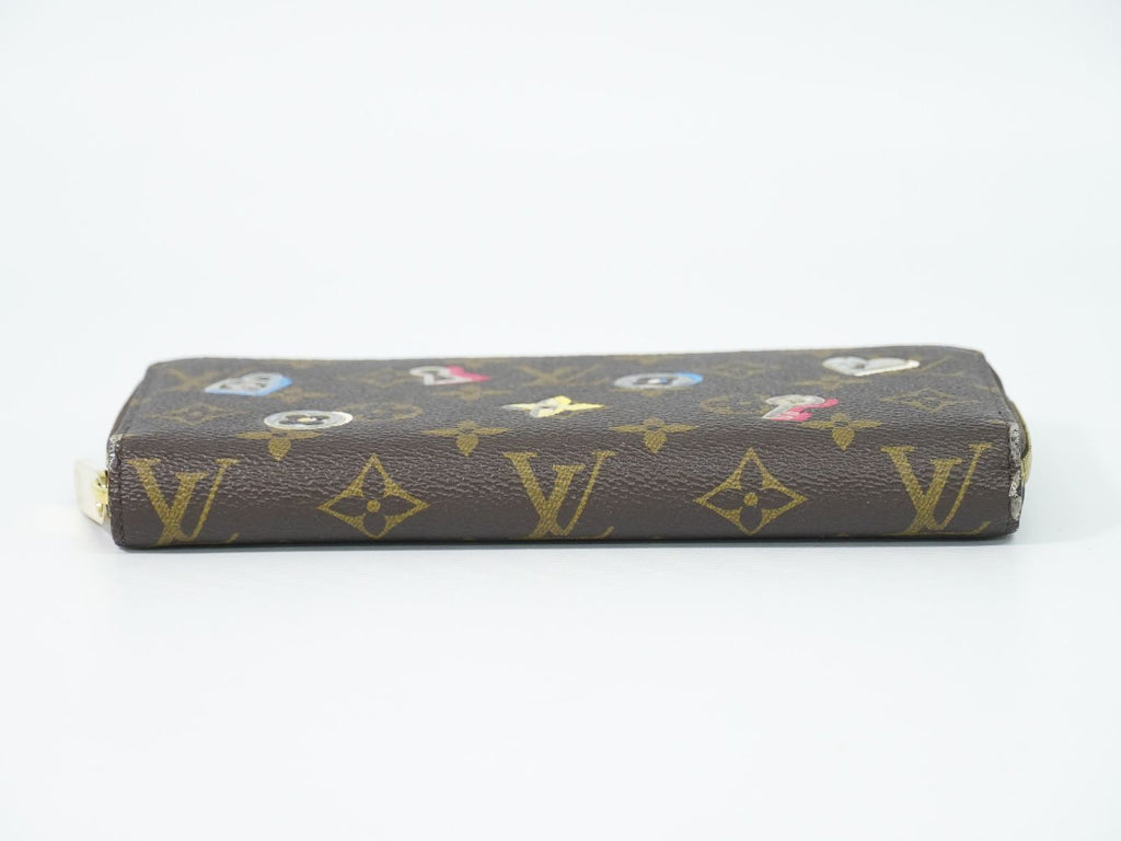 Louis Vuitton LV Zippy Wallet Monogram Lovelock Zip Around Brown Multicolor — view 3