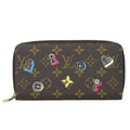 Louis Vuitton LV Zippy Wallet Monogram Lovelock Zip Around Brown Multicolor