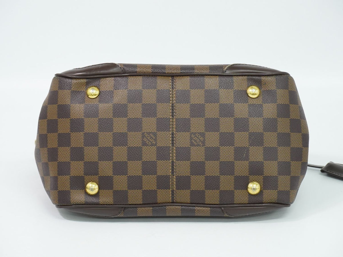Louis Vuitton LV Verona PM Damier Ebene Tote Bag Brown — view 3