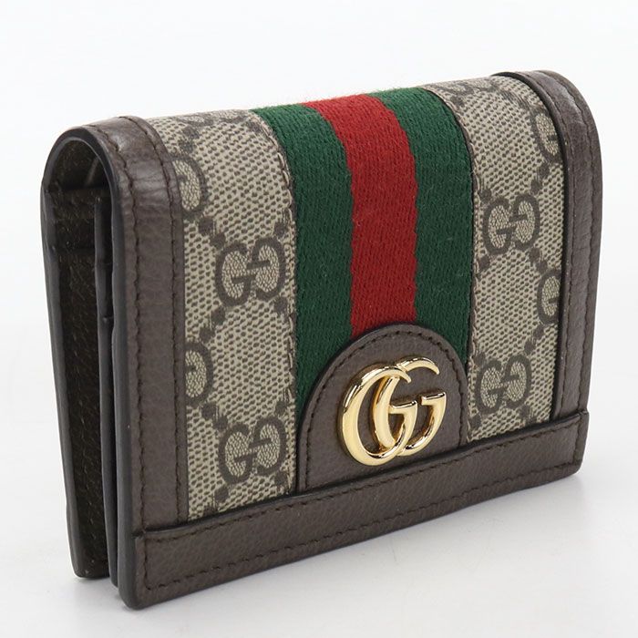 Gucci GG Card Case Wallet Ophidia Bifold
