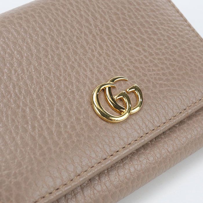 Gucci GG Marmont Trifold Wallet Leather — view 8
