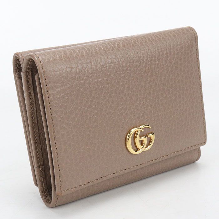 Gucci GG Marmont Trifold Wallet Leather