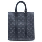 Louis Vuitton Monogram Eclipse Sac Plat Cross Hand Tote 2-Way Shoulder Bag Black — view 2