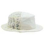Dior Oblique Trotter Mesh Bucket Hat White Cotton — view 3