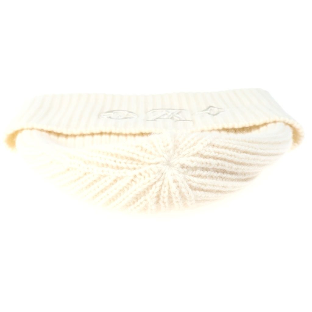 Louis Vuitton Beanie LV Head Line Wool Knit Cap Hat S Blanc Ivory White — view 5