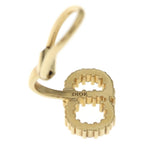 Dior Clair D Lune Clip Earrings Gold — view 5