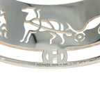 Hermes Caleche PM Bangle Bracelet Silver — view 5
