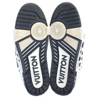 Louis Vuitton YK Yayoi Kusama LV Trainer Line Dot Sneakers White Black — view 5