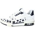 Louis Vuitton YK Yayoi Kusama LV Trainer Line Dot Sneakers White Black