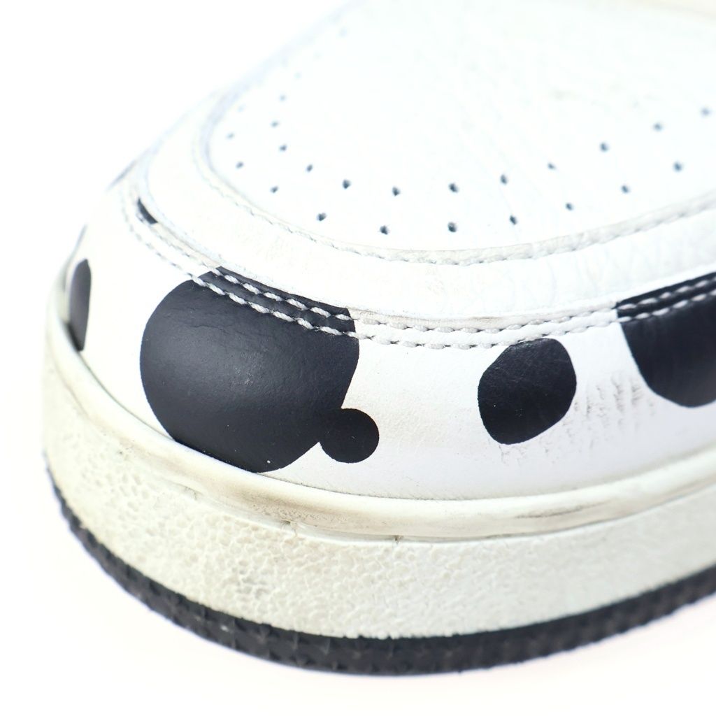 Louis Vuitton YK Yayoi Kusama LV Trainer Line Dot Sneakers White Black — view 6