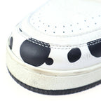 Louis Vuitton YK Yayoi Kusama LV Trainer Line Dot Sneakers White Black — view 6