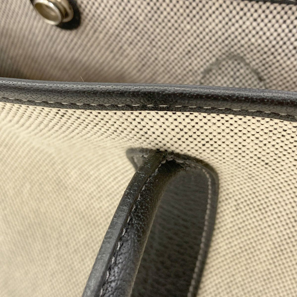 Hermes Garden Party TPM Silver Handbag Toile — view 7