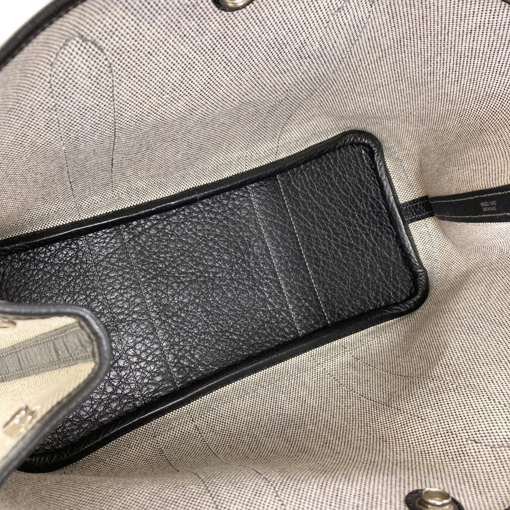 Hermes Garden Party TPM Silver Handbag Toile — view 5