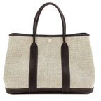 Hermes Garden Party TPM Silver Handbag Toile