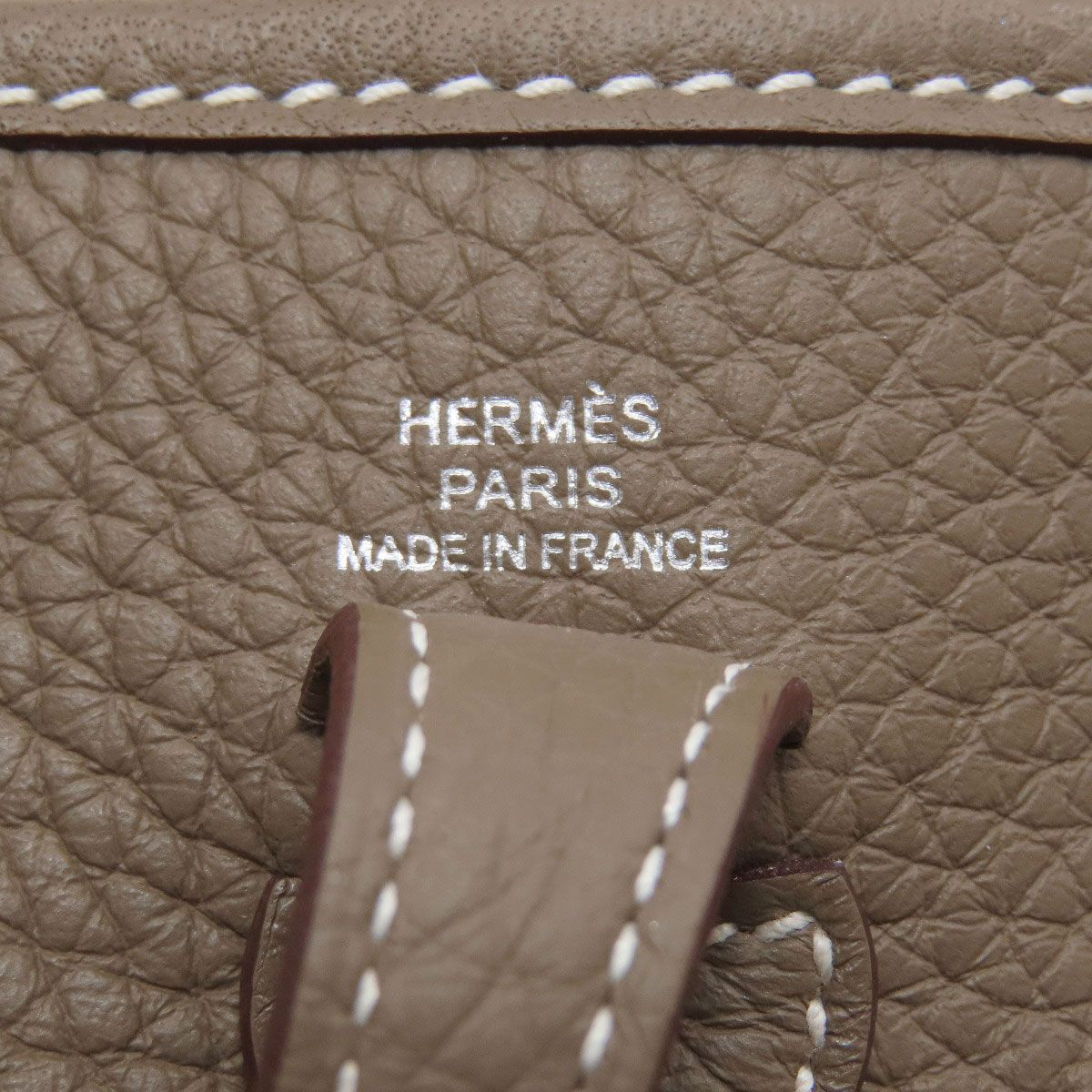 Hermes Evelyne TPM Etop Silver Shoulder Bag Taurillon — view 6