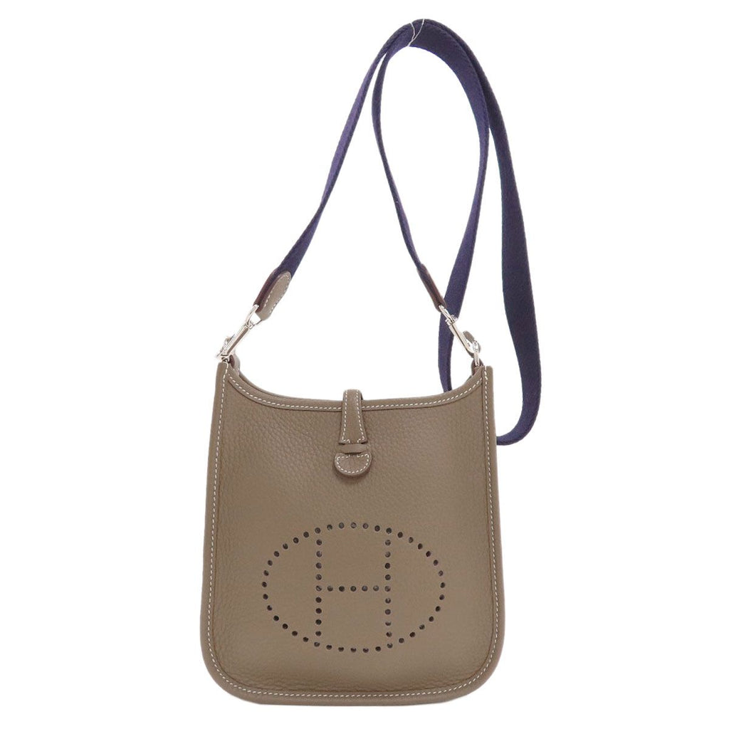Hermes Evelyne TPM Etop Silver Shoulder Bag Taurillon
