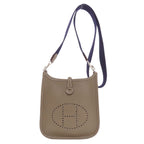 Hermes Evelyne TPM Etop Silver Shoulder Bag Taurillon