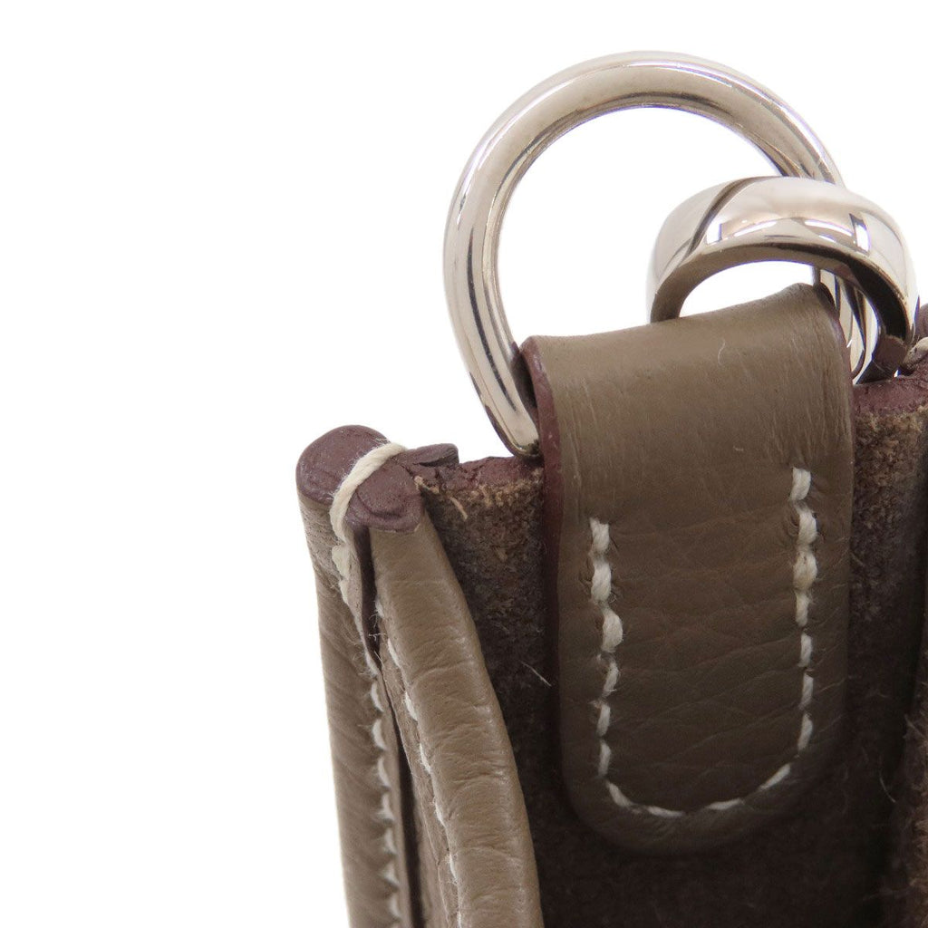 Hermes Evelyne TPM Etop Silver Shoulder Bag Taurillon — view 8